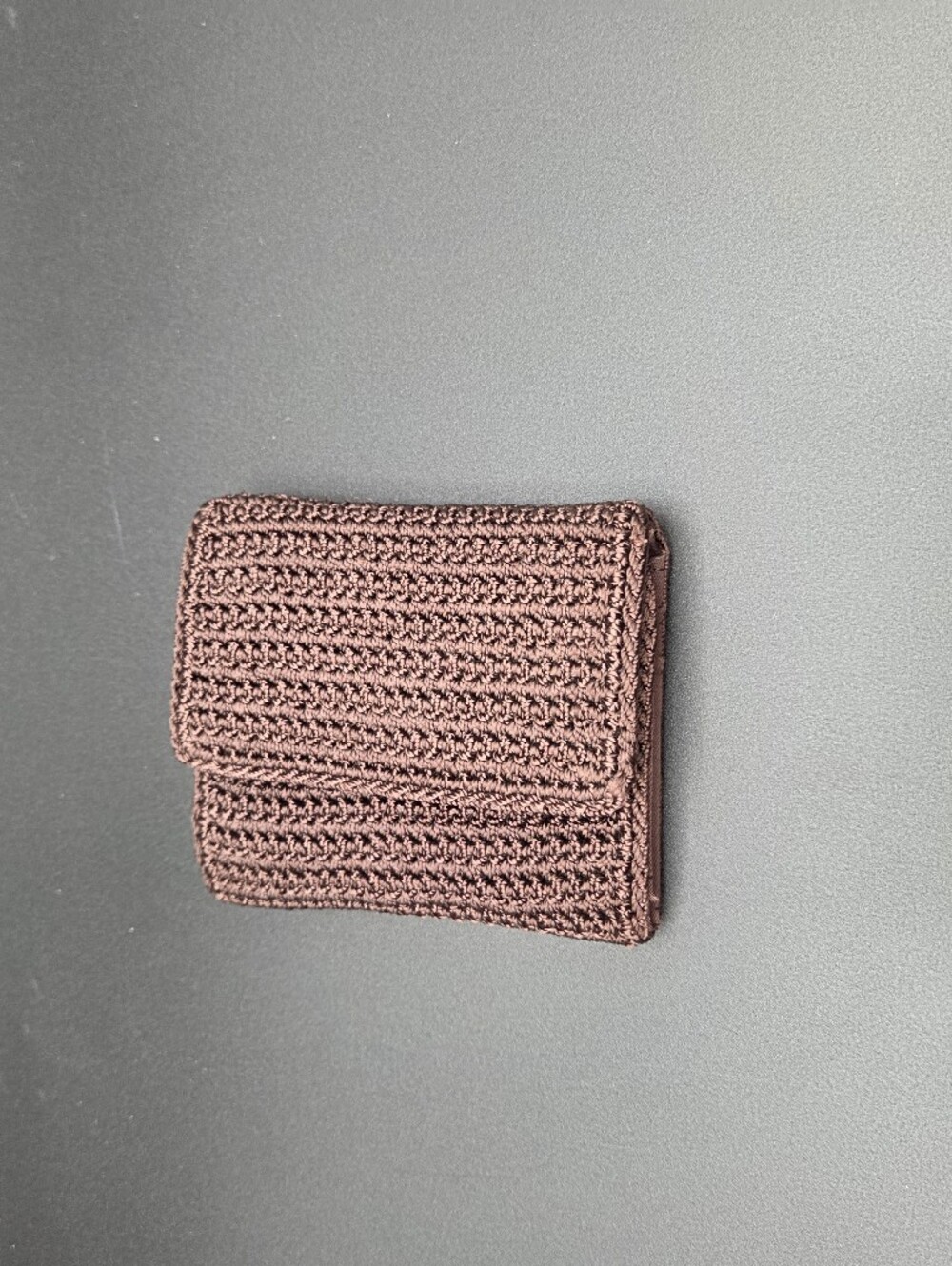 The Sak Crocheted Fold Wallet - Brown